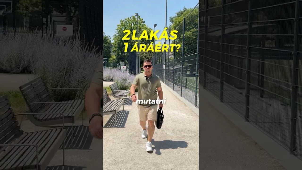 KÉT LAKÁS EGY ÁRÁÉRT A VÁROSLIGET MELLETT! 🌳 #csulaklaszlo #way2home #eladóingatlan